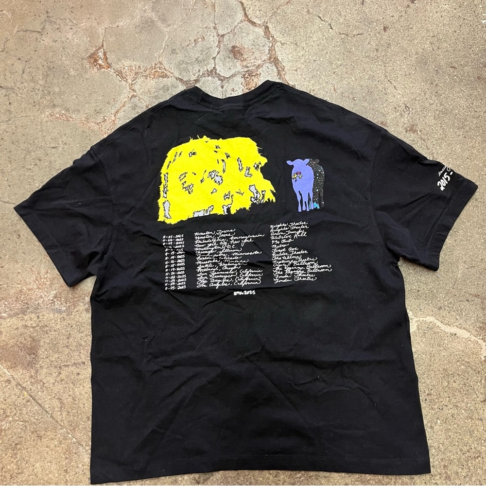 Khruangbin TUSUY ii 2025 Tour Tee on Hanes Beefy Tee Blank (L) 🇺🇸
